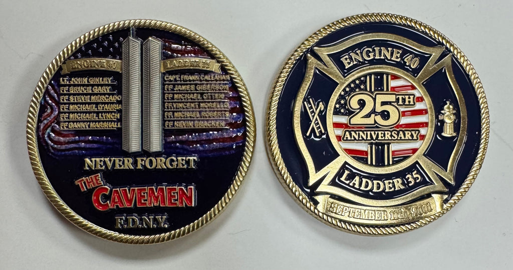 Challenge Coin 25th Anniversary 9/11